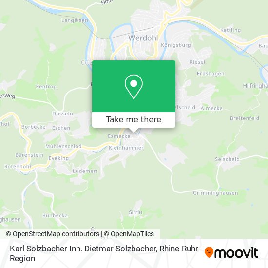 Карта Karl Solzbacher Inh. Dietmar Solzbacher