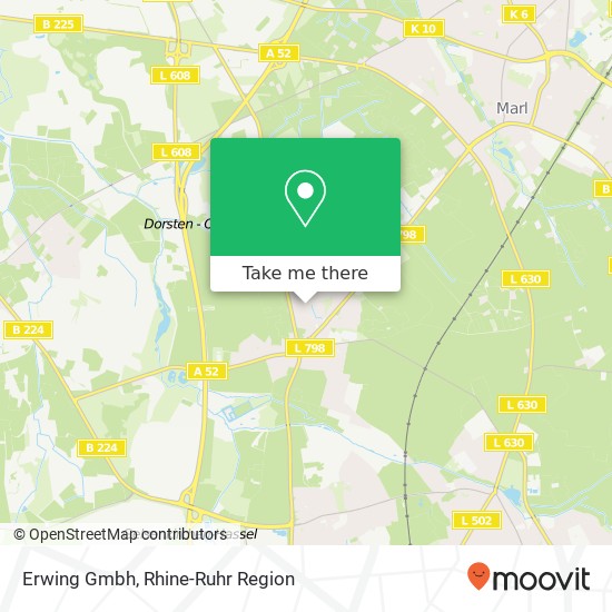 Erwing Gmbh map