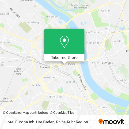 Карта Hotel Europa Inh. Ute Baden
