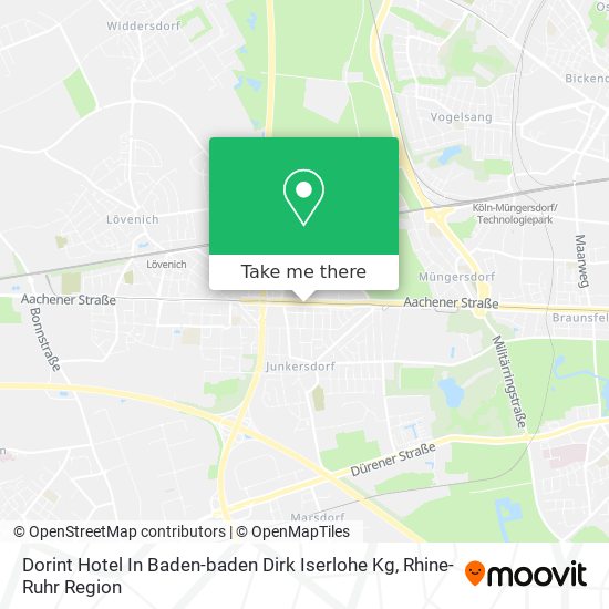 Dorint Hotel In Baden-baden Dirk Iserlohe Kg map