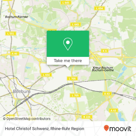 Hotel Christof Schwenz map