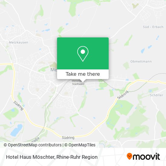 Hotel Haus Möschter map
