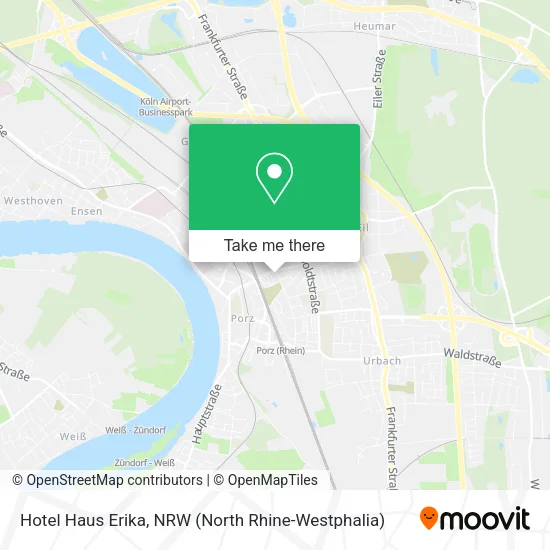 Hotel Haus Erika map