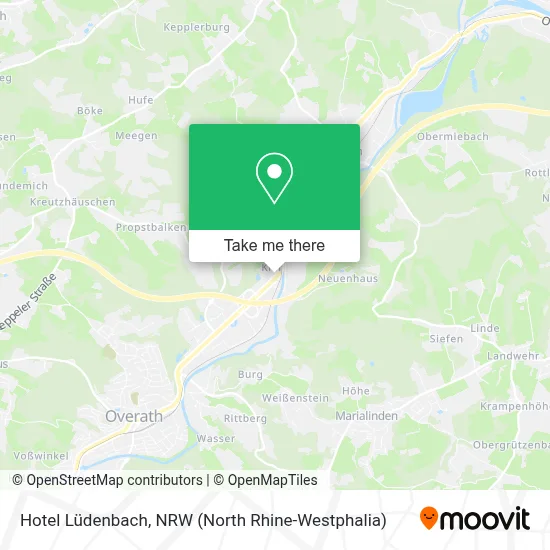 Hotel Lüdenbach map