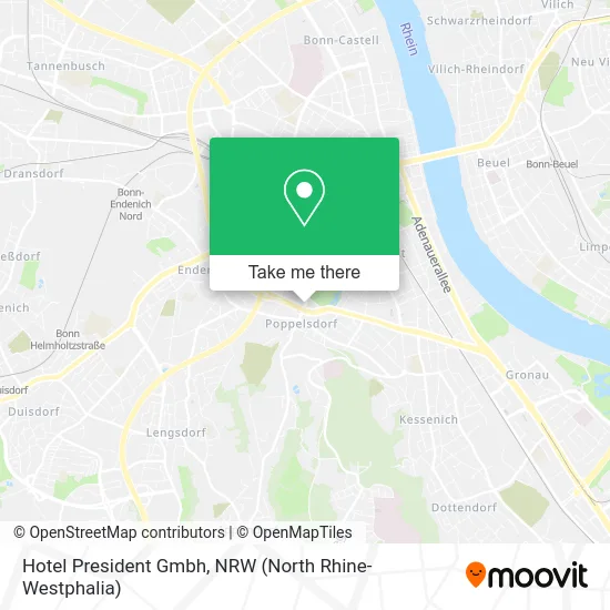 Hotel President Gmbh map
