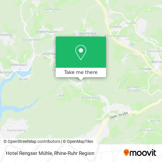 Карта Hotel Rengser Mühle