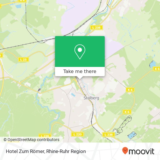 Hotel Zum Römer map