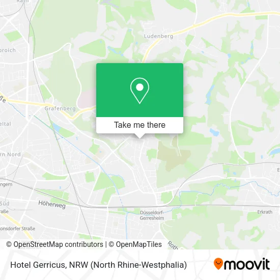 Hotel Gerricus map