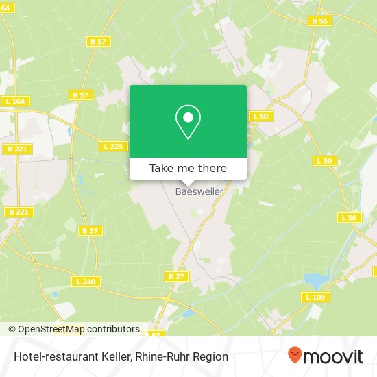 Hotel-restaurant Keller map