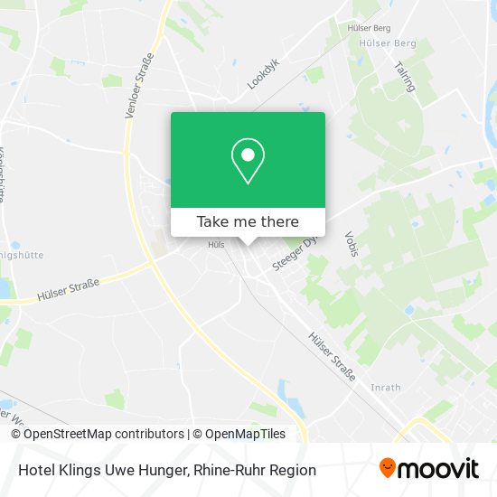 Hotel Klings Uwe Hunger map