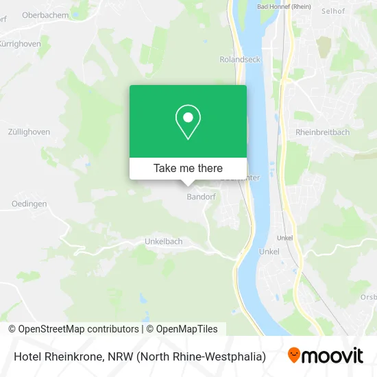Hotel Rheinkrone map