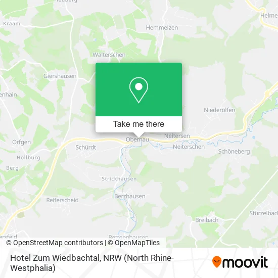 Hotel Zum Wiedbachtal map