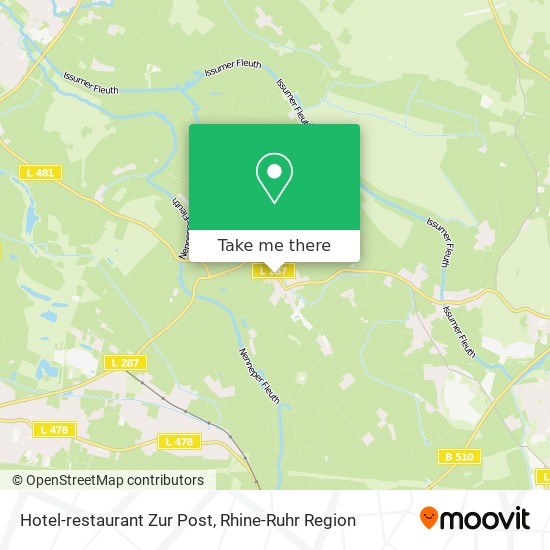 Hotel-restaurant Zur Post map