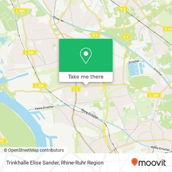 Карта Trinkhalle Elise Sander