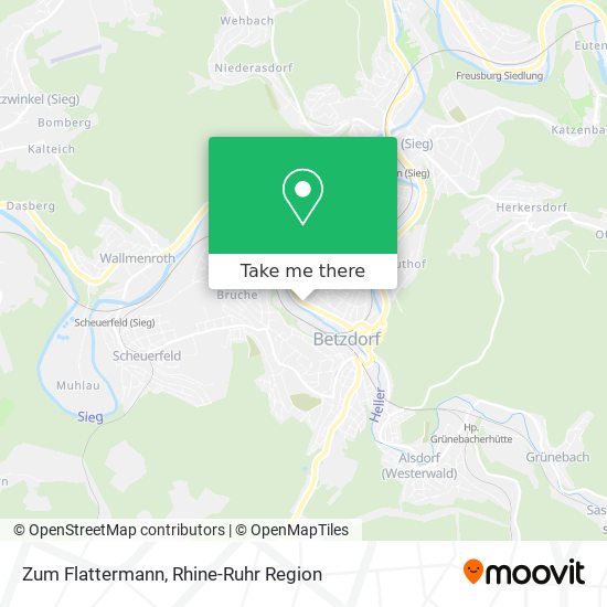 Карта Zum Flattermann