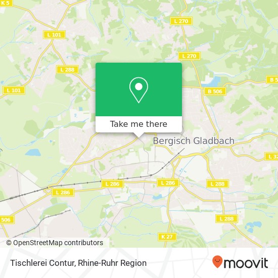 Tischlerei Contur map