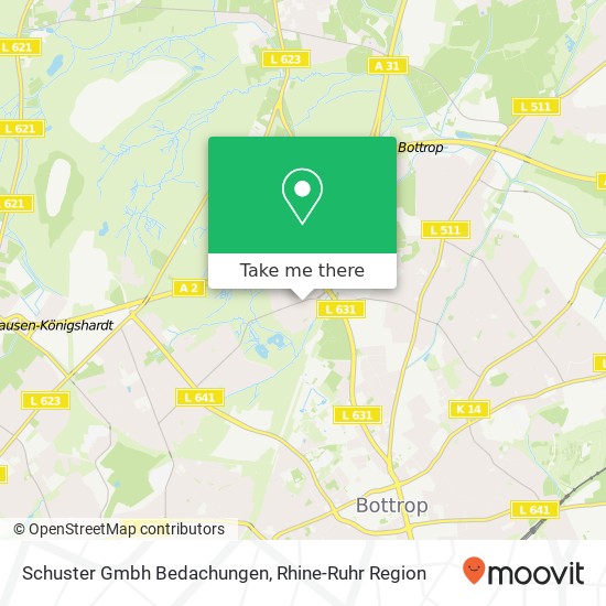 Schuster Gmbh Bedachungen map