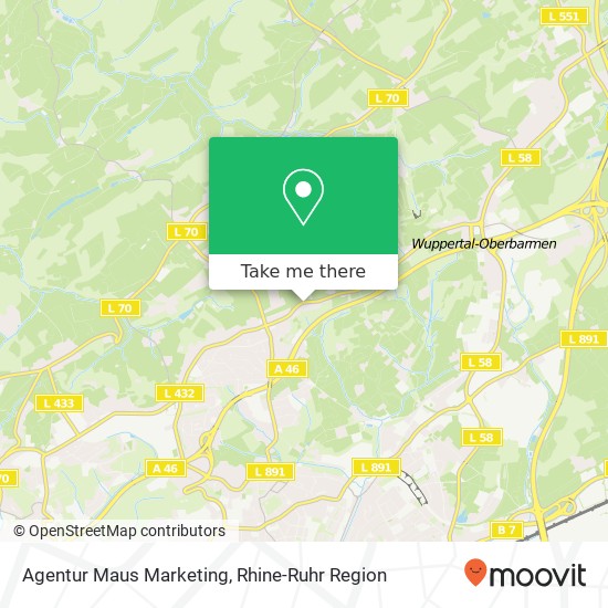 Agentur Maus Marketing map