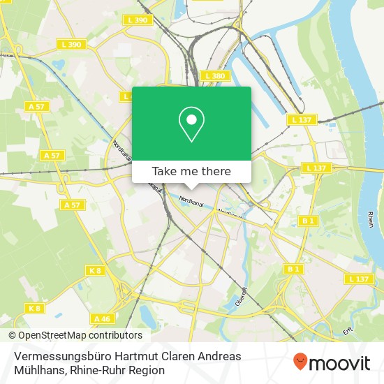 Карта Vermessungsbüro Hartmut Claren Andreas Mühlhans