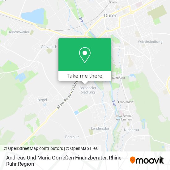 Andreas Und Maria Görreßen Finanzberater map