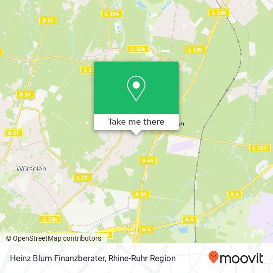 Heinz Blum Finanzberater map