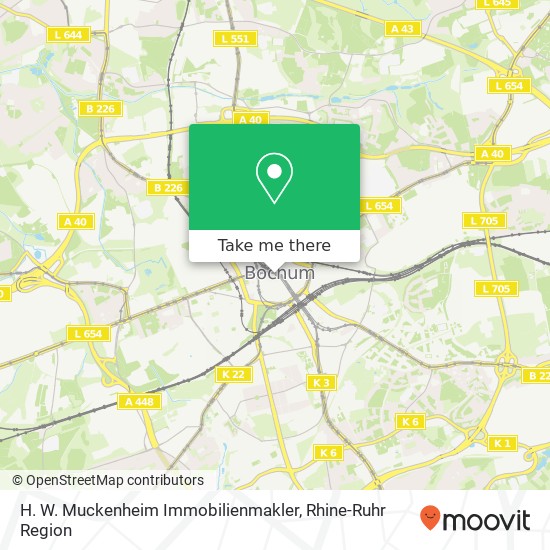 H. W. Muckenheim Immobilienmakler map