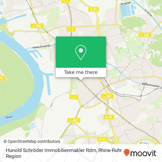 Hunold Schröder Immobilienmakler Rdm map