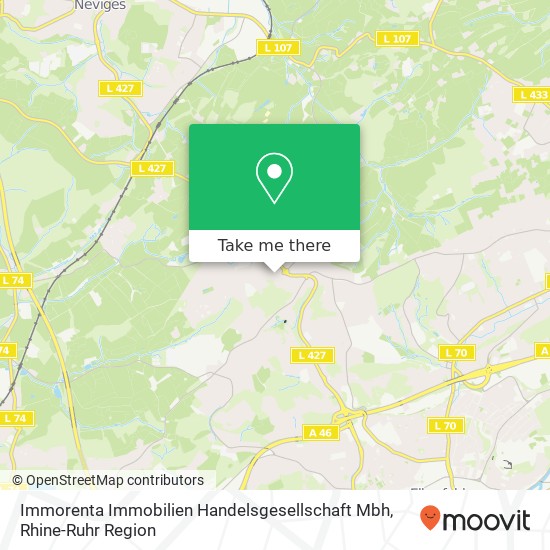 Карта Immorenta Immobilien Handelsgesellschaft Mbh