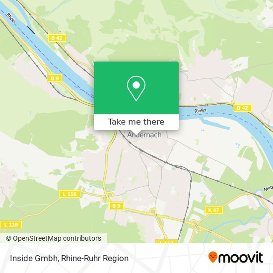 Inside Gmbh map