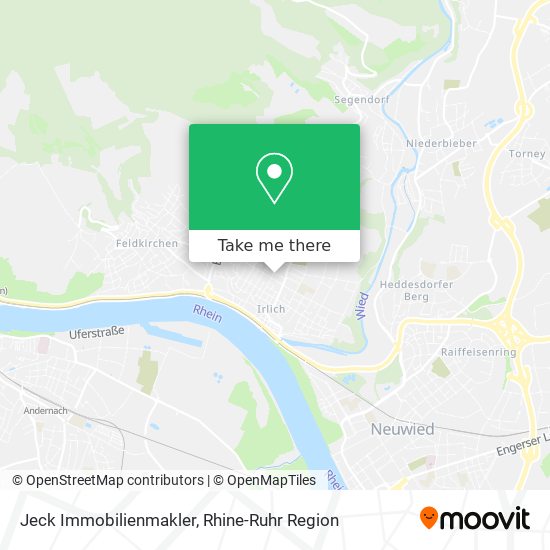 Jeck Immobilienmakler map