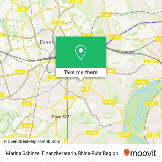 Marina Schinzel Finanzberaterin map