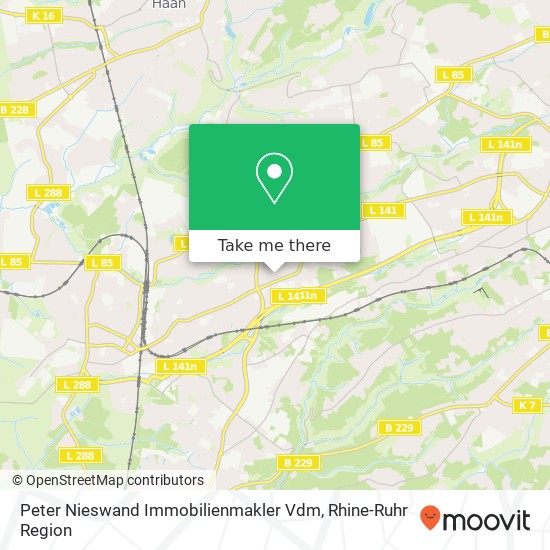 Peter Nieswand Immobilienmakler Vdm map