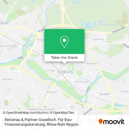 Retzerau & Partner Gesellsch. Für Bau- Finanzierungsberatung map