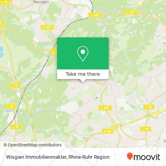 Wisgien Immobilienmakler map