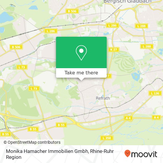 Monika Hamacher Immobilien Gmbh map