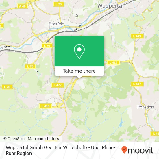 Wuppertal Gmbh Ges. Für Wirtschafts- Und map