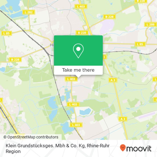 Klein Grundstücksges. Mbh & Co. Kg map