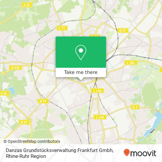 Danzas Grundstücksverwaltung Frankfurt Gmbh map