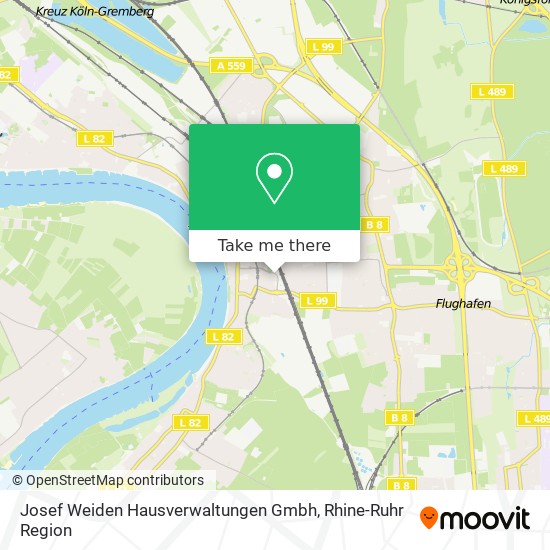 Josef Weiden Hausverwaltungen Gmbh map