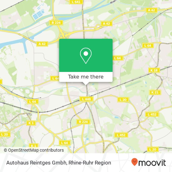 Autohaus Reintges Gmbh map