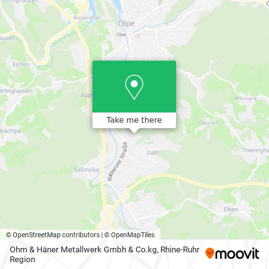 Ohm & Häner Metallwerk Gmbh & Co.kg map