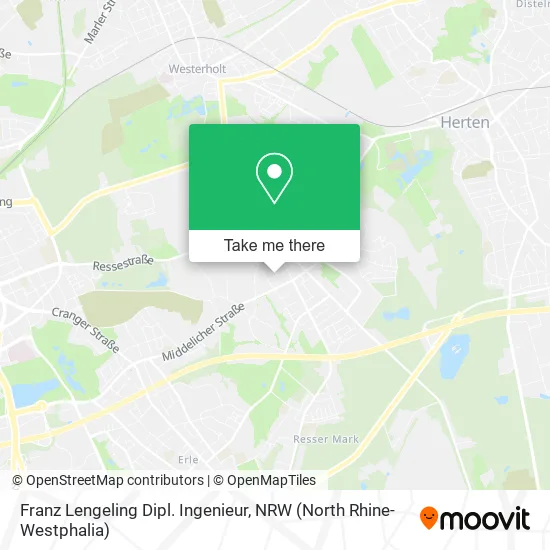 Карта Franz Lengeling Dipl. Ingenieur