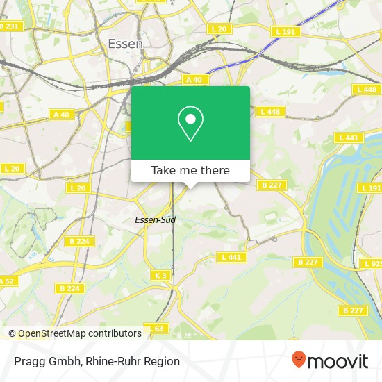 Pragg Gmbh map