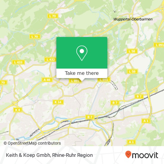 Keith & Koep Gmbh map