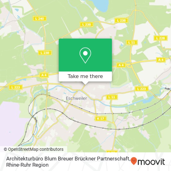 Architekturbüro Blum Breuer Brückner Partnerschaft map