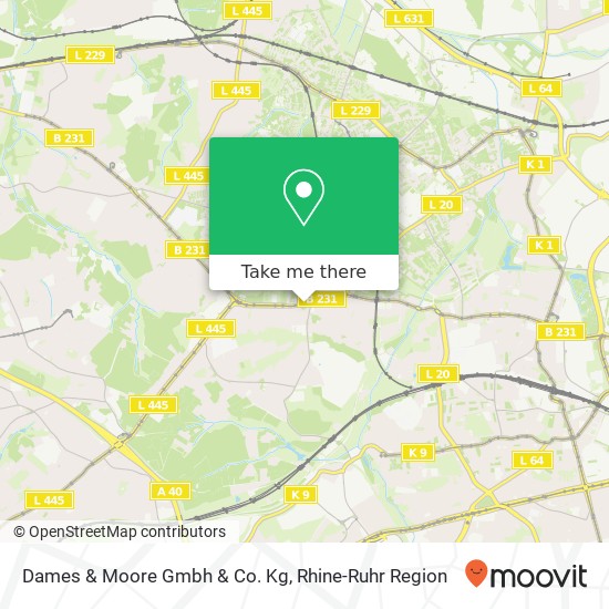 Dames & Moore Gmbh & Co. Kg map