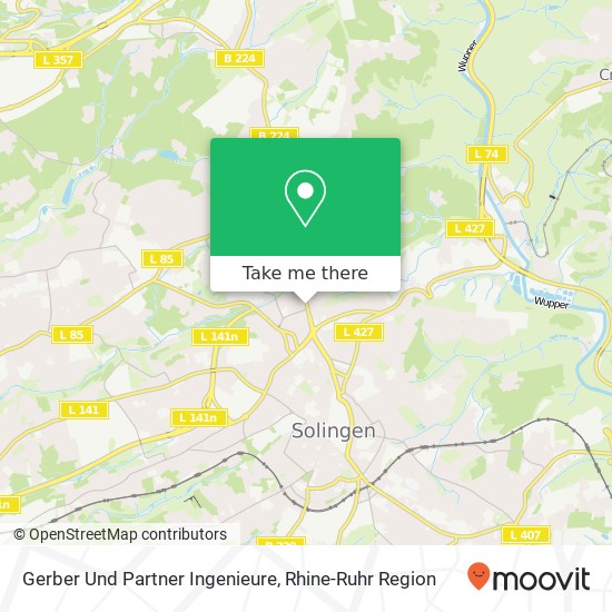 Gerber Und Partner Ingenieure map