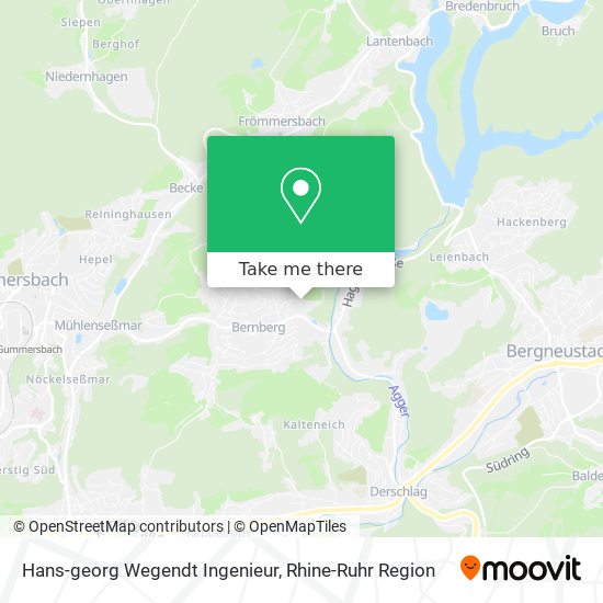 Hans-georg Wegendt Ingenieur map