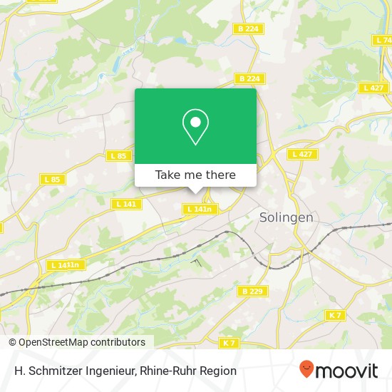 H. Schmitzer Ingenieur map