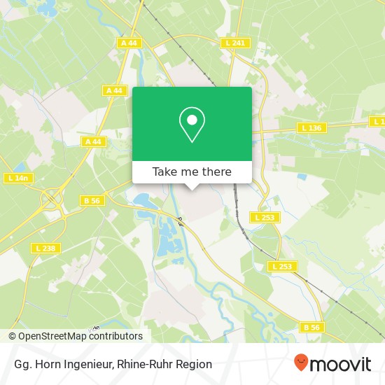 Gg. Horn Ingenieur map